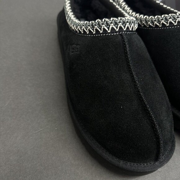 UGG Tasman Slippers Black Suede Men’s Sizes - Picture 7 of 12